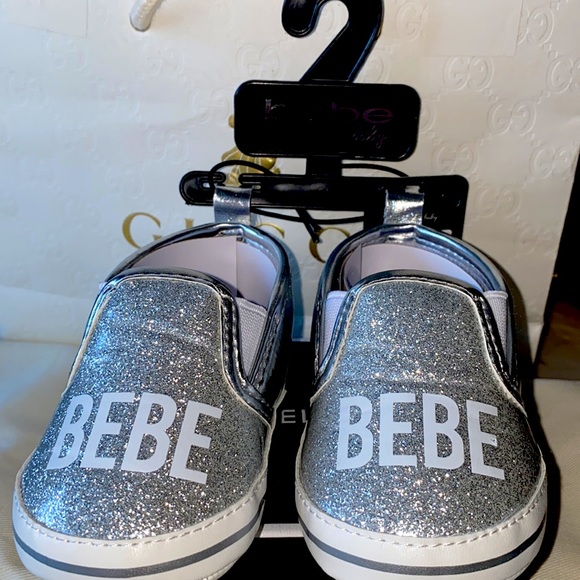Bebe baby moccasins style of shoe. - Picture 7 of 7